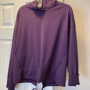 Avia unique split back workout hoodie